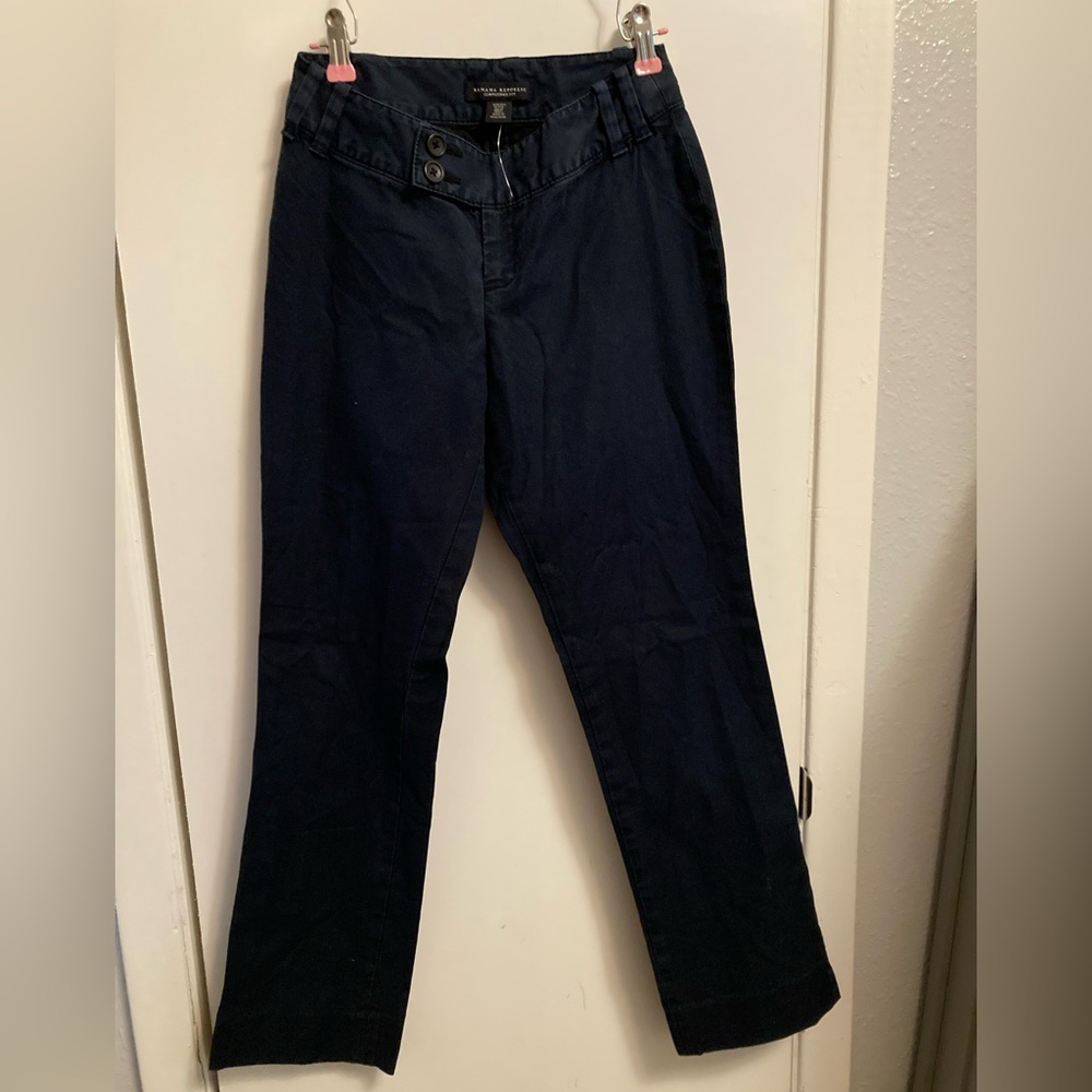 Banana Republic Women's Dark Blue Chinos